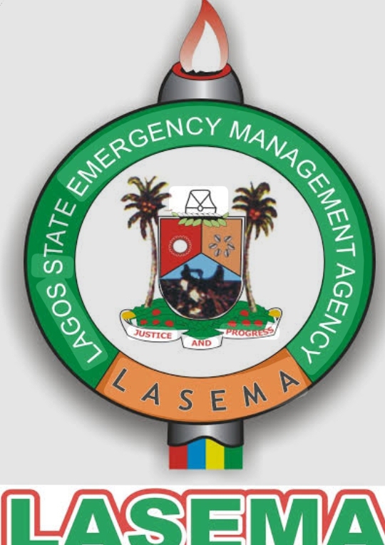 Logo of the Lagos State Emergency Management Agency (LASEMA)