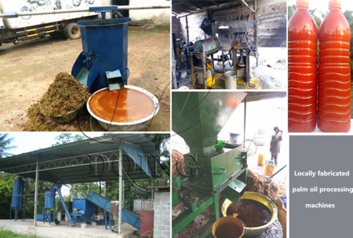 Local palm oil processing machine